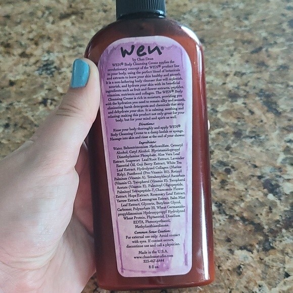 Wen Lavender Body Cleansing Creme 8 oz NEW! - Picture 2 of 6